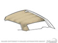 65-68 Mustang Fastback Headliner, Parchment