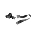 64-73 Mustang Retractable Aftermarket Seat Belt, Black - Drake