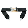 64-73 Mustang Race Style Seat Belt, Black - Drake