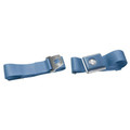 64-73 Mustang Push Button Seat Belt, Medium Blue - Drake