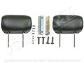 65-67 Mustang Sport Seat Headrests, Parchment