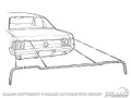 67-68 Mustang Trunk Molding