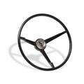 65-66 Mustang Steering Wheel, Black - Drake