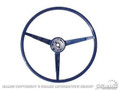 65 Mustang Steering Wheel, Blue
