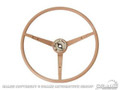 65-66 Mustang Steering Wheel, Palomino/Parchment