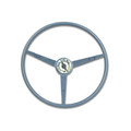 66 Mustang Steering Wheel, Light Blue - Drake