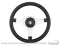 65-73 Corso Feroce Leather Steering Wheel, 15", 9 Hole