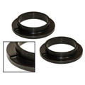 65-73 Coil Spring Insulators, Black Polyurethane, 3/8" - Drake