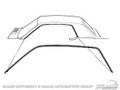 64-66 Coupe Roof Rail Seals