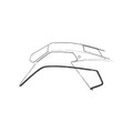 69-70 Mustang Fastback Roof Rail Seals - Drake