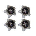 67 Styled Steel Hub Caps (black, Set Of 4) - Drake