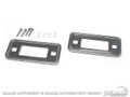 70-77 Bronco Reflector Bezels, Stainless Steel
