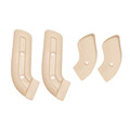 67-77 Bronco Seat Hinge Covers, Neutral - Drake