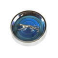 69-70 Cougar Magnum Hubcaps Set (Blue) - Drake