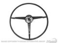 67 Mustang Steering Wheel, Parchment
