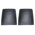 72-73 Seat Back Panels, Black - Drake