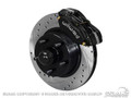 64-69 Mustang Wilwood Disc Brake Conversion with Drilled and Slotted Rotors