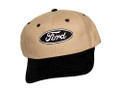 Ford Hat (Oval Logo) Bk/Tan
