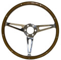 65-73 GT350 Wood Steering Wheel, 14”, 6 Hole