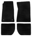 65-73 Mustang Carpeted Floor Mats, Coupe/Fastback, Black