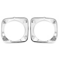 1973 - Headlight Door Polished Aluminum Pair - ACP