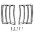 1964-1966 - Headlight Bucket Extension Trim Chrome Pair - ACP