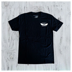 "Surfy Wings" pocket tee *navy*