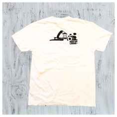 "Surfer Labor" pocket tee *white*