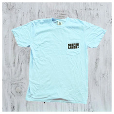 "Surfer Labor" pocket tee *chambray*