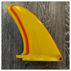 Garage Sale: Vintage Fin *yellow/red*