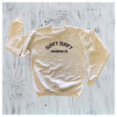 Surfy Arch ENCINITAS crewneck *ash/grey*