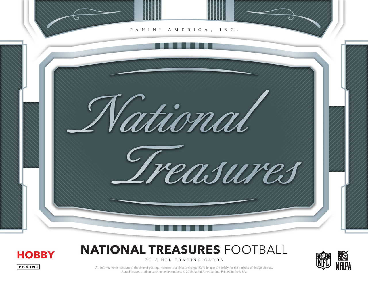 2018 Panini National Treasures Baseball Hobby 4-Box Case 