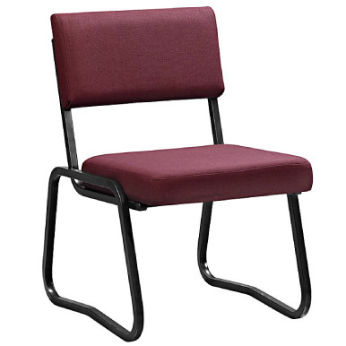 The ECONOMY Mid-Back Side Chair with Skid Base