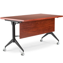 EASY Training Table with Modesty Panel and Lockable Castors (Imported Components)