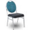 AMY Upholstered Banquet Chair with Round Back and Heavy Duty Frame