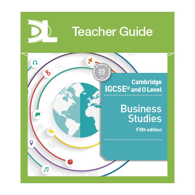 Hodder Cambridge IGCSE and O Level Business Studies Online Teacher Guide (5th Edition) - ISBN 9781510424128