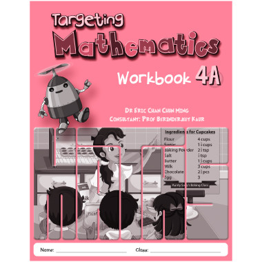Singapore Maths Primary Level - Targeting Mathematics Workbook 4A - ISBN 9789814448987
