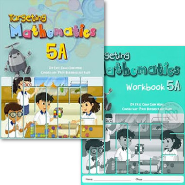Singapore Maths Primary Level - Targeting Maths 5A (Class Pack of 20 Textbooks & 20 Workbooks) - ISBN 9780190757076