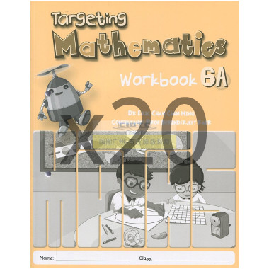 Singapore Maths Primary Level - Targeting Maths 6A (Class Pack of 20 Workbooks) - ISBN 9780190757212