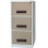3 Drawer Steel Filing Cabinet With Hanging Rail & Central Locking