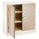 Mini 2 Door Steel Stationery Cabinet with 2 Adjustable Shelves (H900mm)