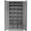 21 Compartment Steel Pigeon Hole Filing Cabinet in Hammertone Grey