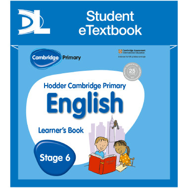 Hodder Cambridge Primary English: Learner's Book Stage 6 Student e-Textbook - ISBN 9781398315778