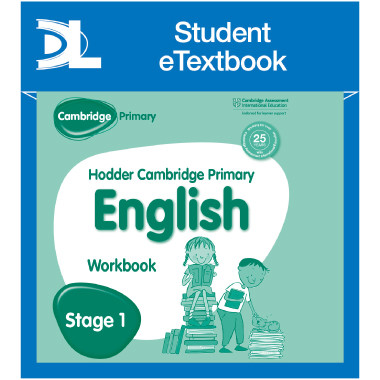 Hodder Cambridge Primary English: Work Book Stage 1 Student e-Textbook - ISBN 9781398314870
