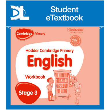 Hodder Cambridge Primary English: Work Book Stage 3 Student e-Textbook - ISBN 9781398315433