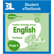 Hodder Cambridge Primary English: Work Book Stage 4 Student e-Textbook - ISBN 9781398315808