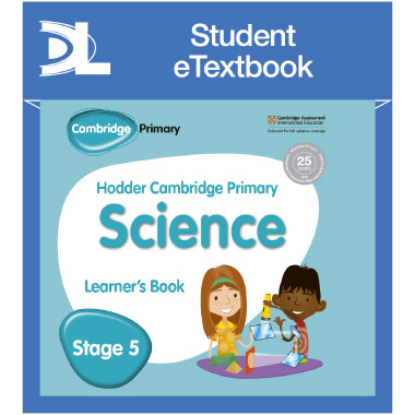 Hodder Cambridge Primary Science Learner's Book 5 Student e-Textbook - ISBN 9781398315990