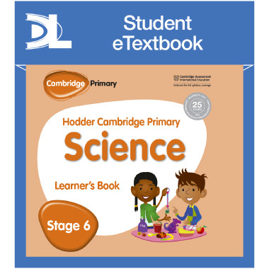 Hodder Cambridge Primary Science Learner's Book 6 Student e-Textbook - ISBN 9781398316003