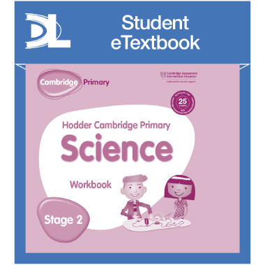 Hodder Cambridge Primary Science Work Book 2 Student e-Textbook - ISBN 9781398316027