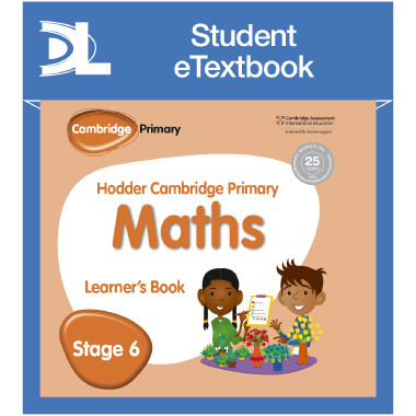 Hodder Cambridge Primary Maths Learner's Book 6 Student e-Textbook - ISBN 9781398315884